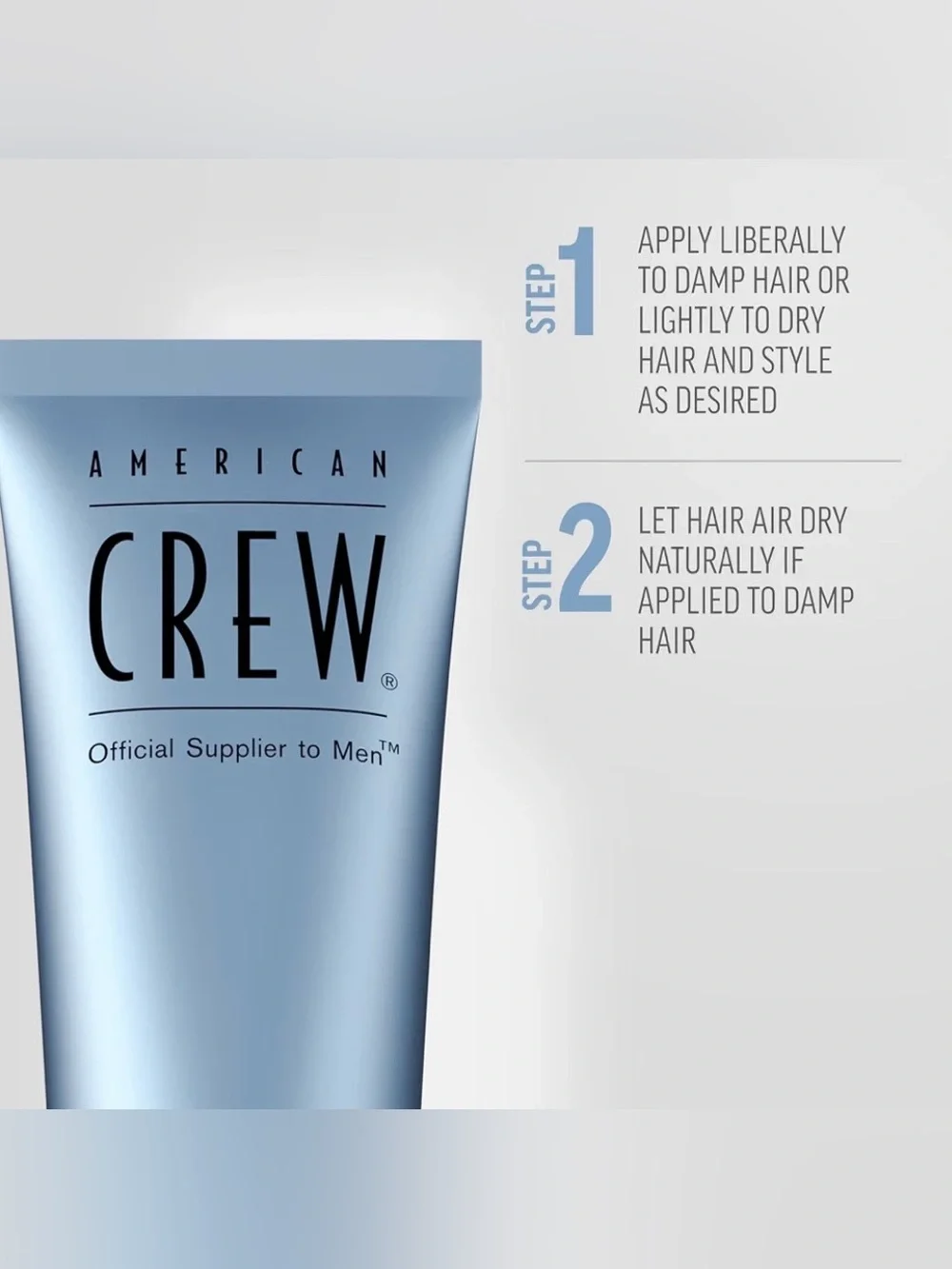 American Crew Men’s Fiber Cream 3.3 Oz Medium Hold Natural Shine Hair Styling